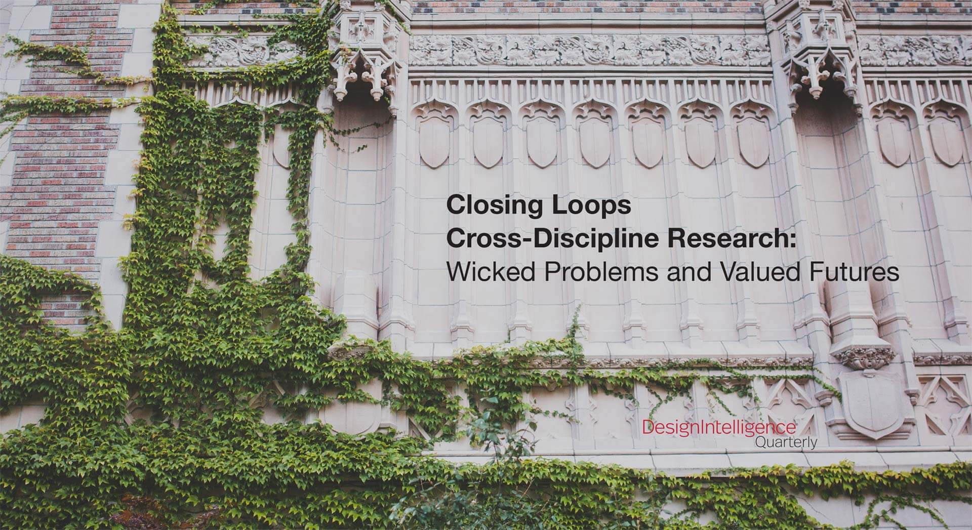 Closing Loops, Cross-discipline Research