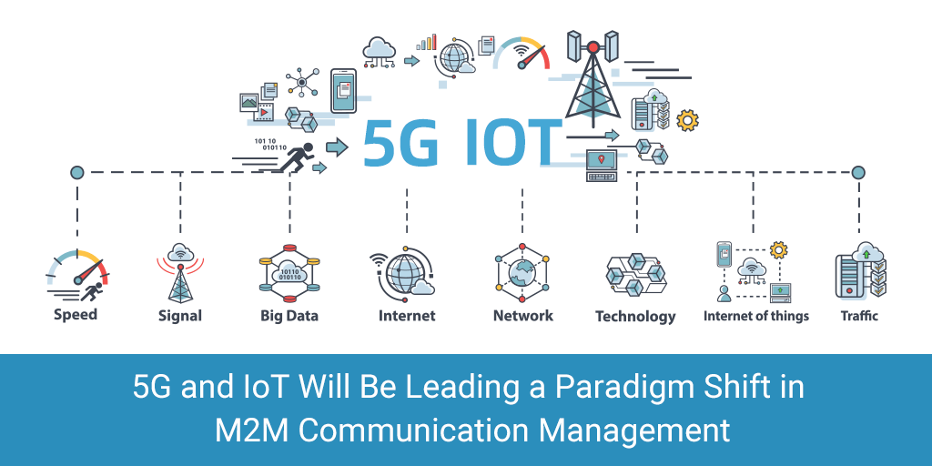 5G and IoT will be leading a paradigm shift in M2M communication management